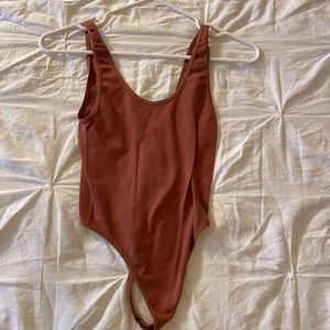 Maroon bodysuit